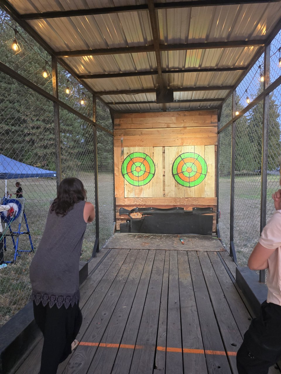 Axe throwing at The Brewtorium Austin