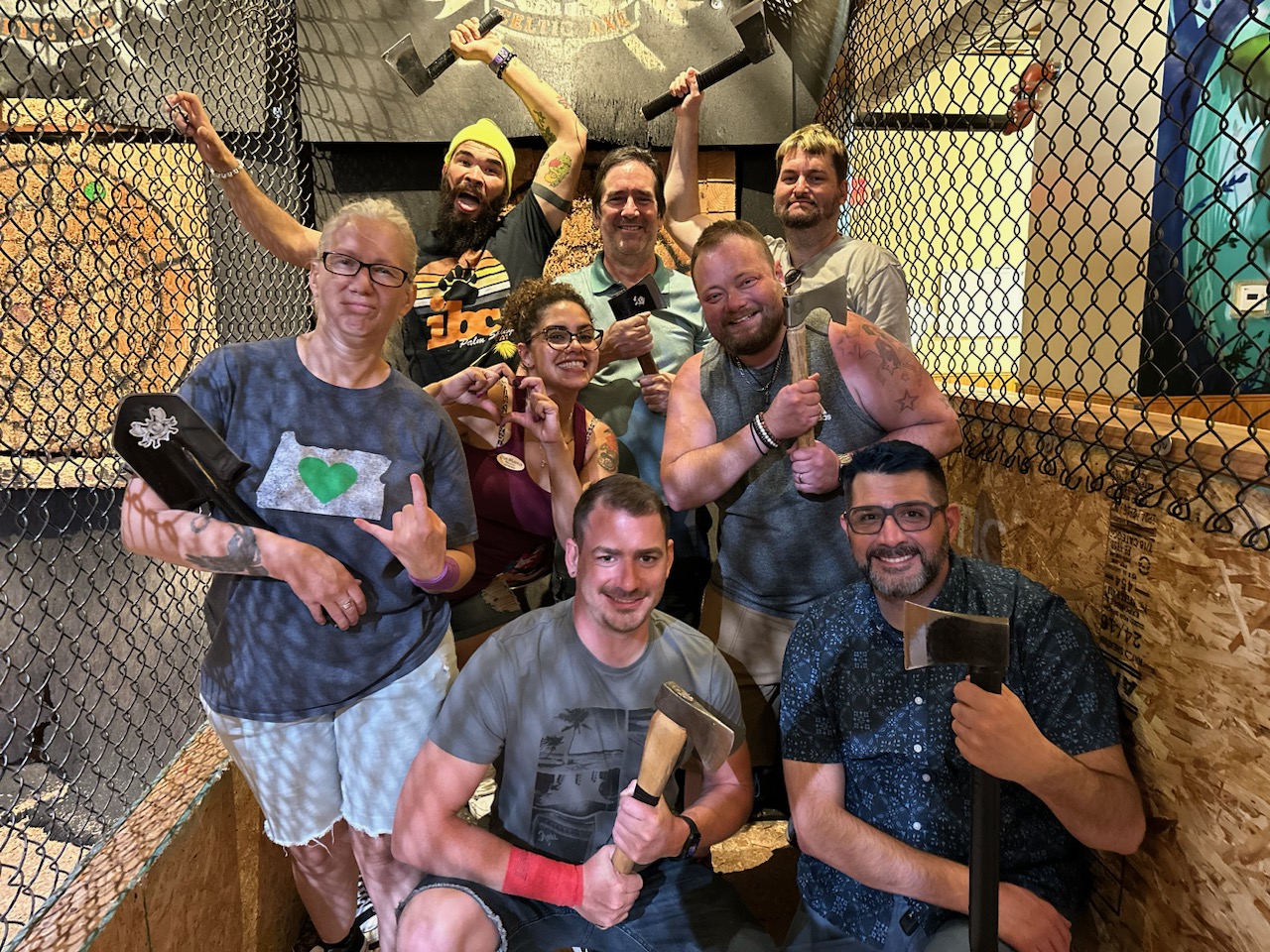 team building event at Hopworks brewery